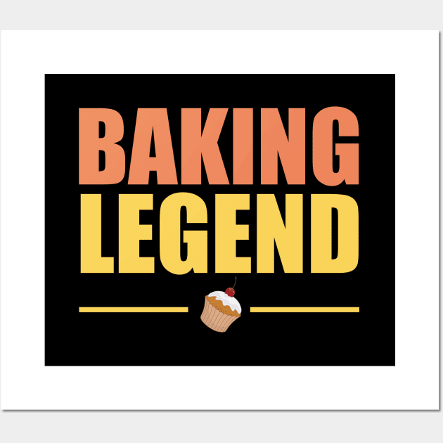 Baker - Baking Legend Wall Art by Kudostees